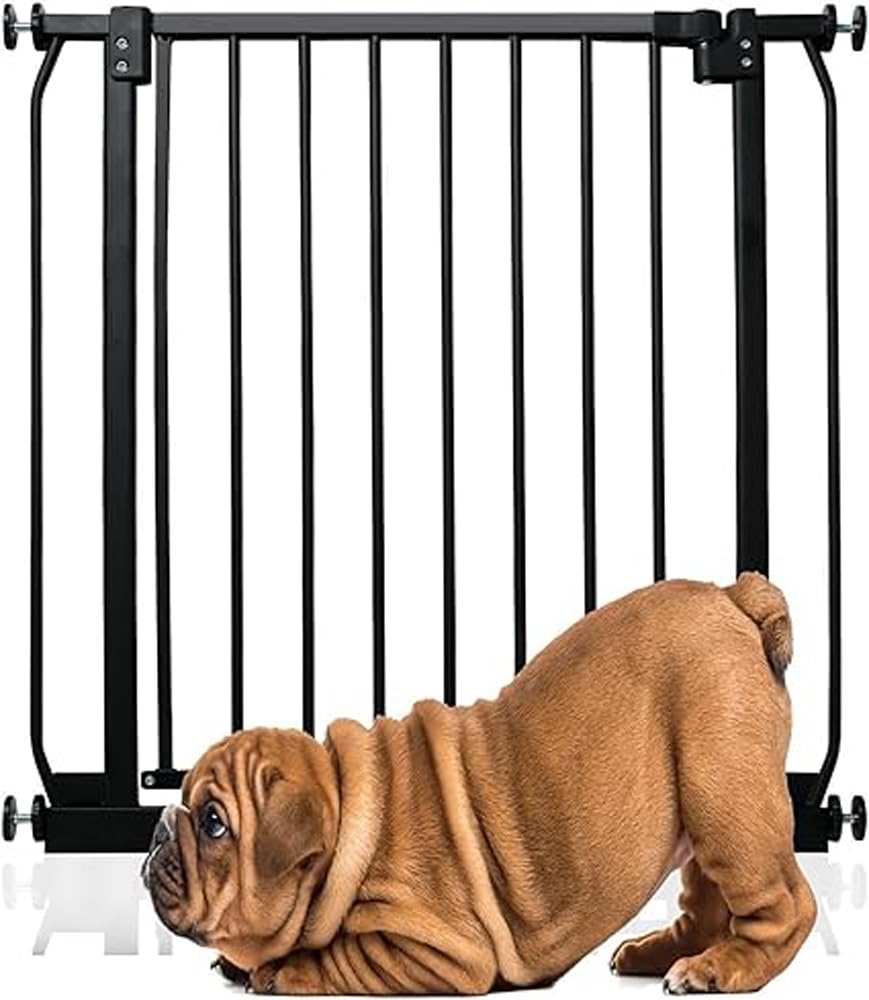 Bettacare Elite Pressure Dog Gate, 71cm - 80cm, Matt Black, Pressure Fit Pet Gate for Dog and Puppy, Pet and Dog Barrier, Easy Installation