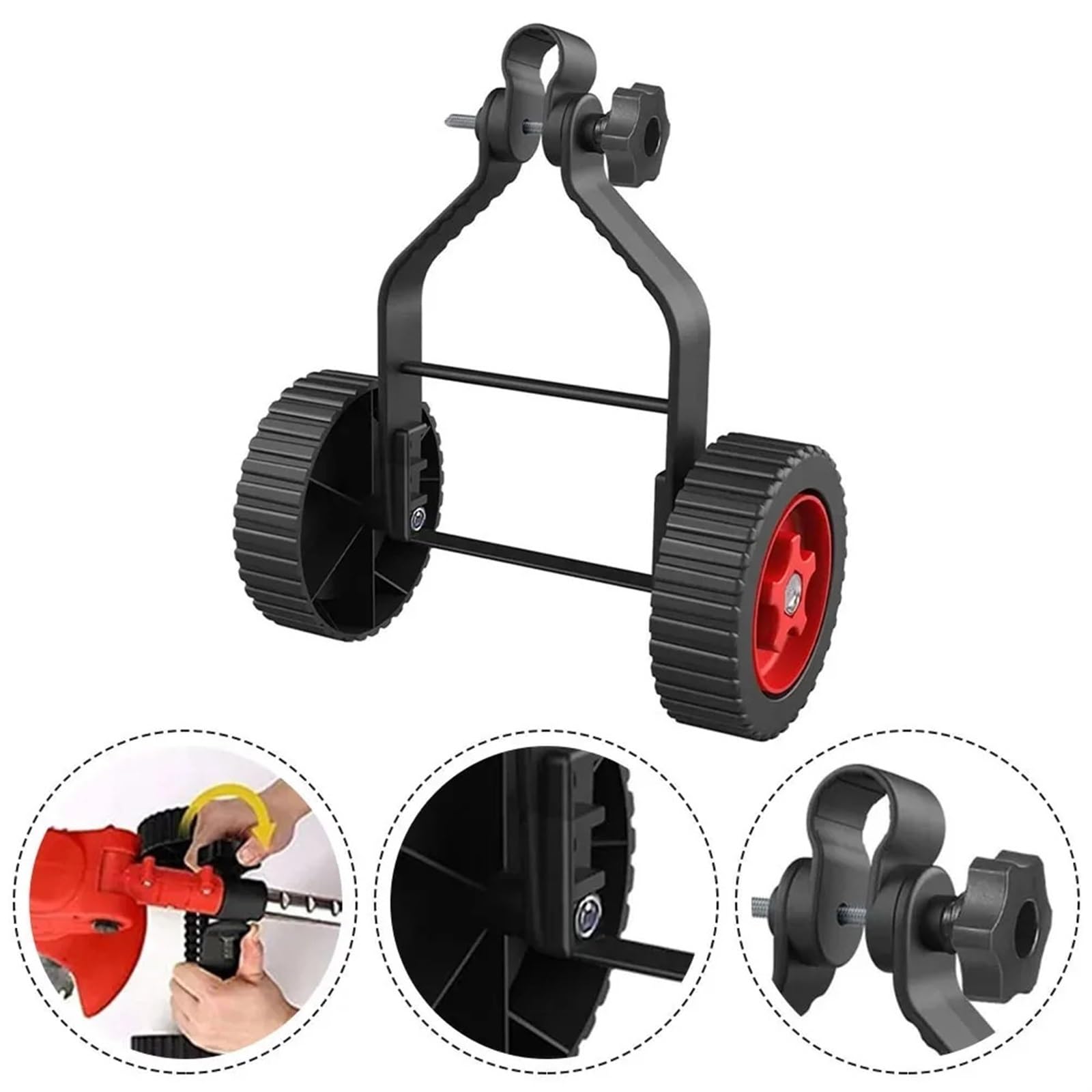 Rueda De Soporte Universal For Cortacésped, Rueda Auxiliar Ajustable For Mejorar La Eficiencia del Trabajo, Piezas del Cortacésped