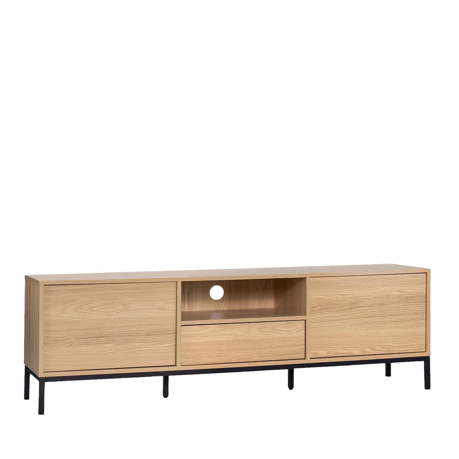 KLAST Mueble TV 160 en Madera Color Natural