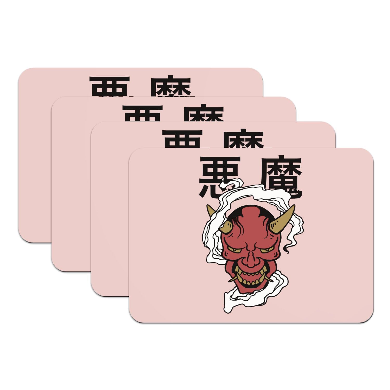 Sets de table rose Akuma grand format, le cadeau idéal pour fan de manga