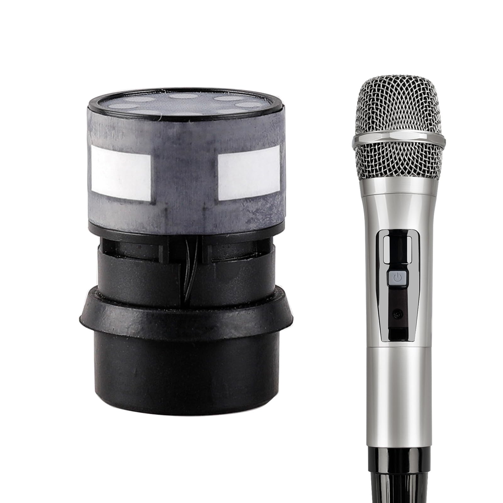 GRABLOOM Professional Microphone Mic Head Replacement Mic Core High-Fidelity Voice Pickup Mic Parts Dynamic Microphone Core