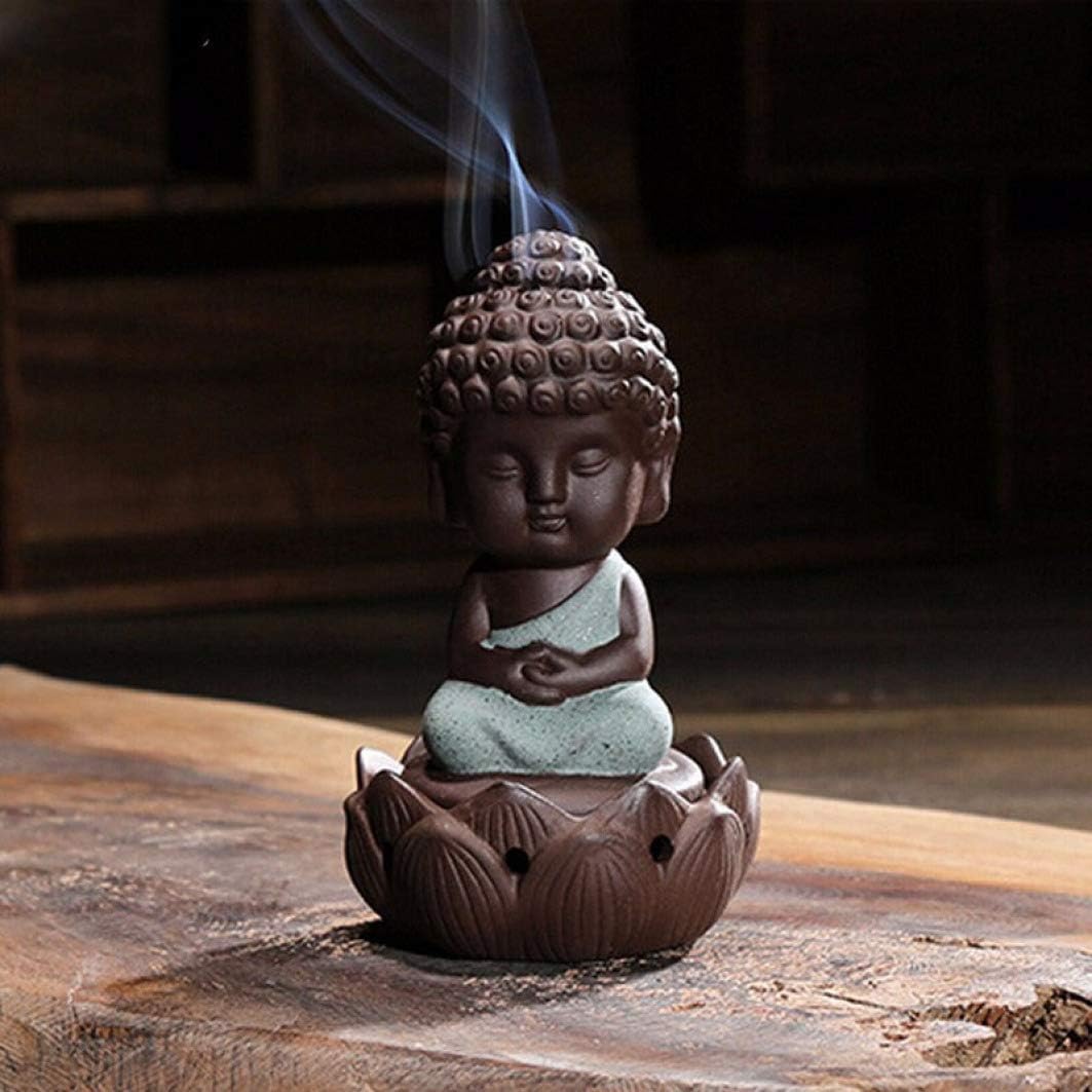 Incense Holder，Holder Coil Burner，Incense Stick Holder,Incense Burner ，Holder Burner，Incense Holder， Incense Holders Chinese Style Ceramic Incense Holder Stove Sandalwood Buddha Lotus Statue Incense B