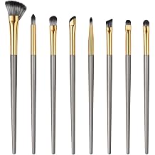 8 Pcs Eyeshadow Brushes Set Eye Brushes for Makeup Eyeshadows Professional Blending Brush for Concealer Eyebrows Eyeliner Contouring Concealer Brows