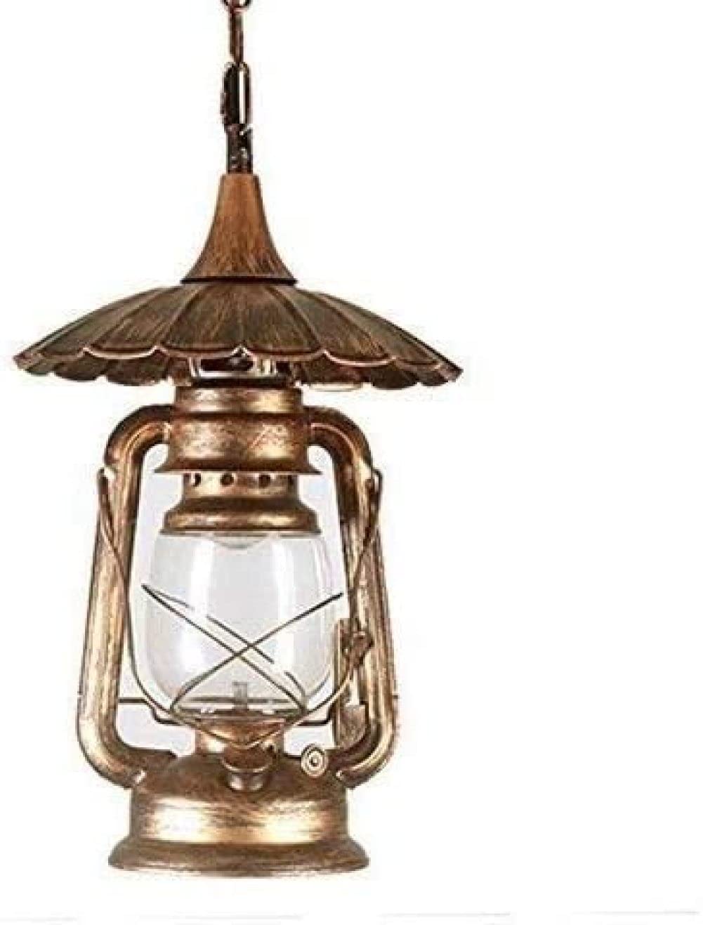 Kerosene lamp Oil Lamp,Hurricane , Lamps for Indoors Outdoor Antique Chandelier Vintage Kerosene(Brass)