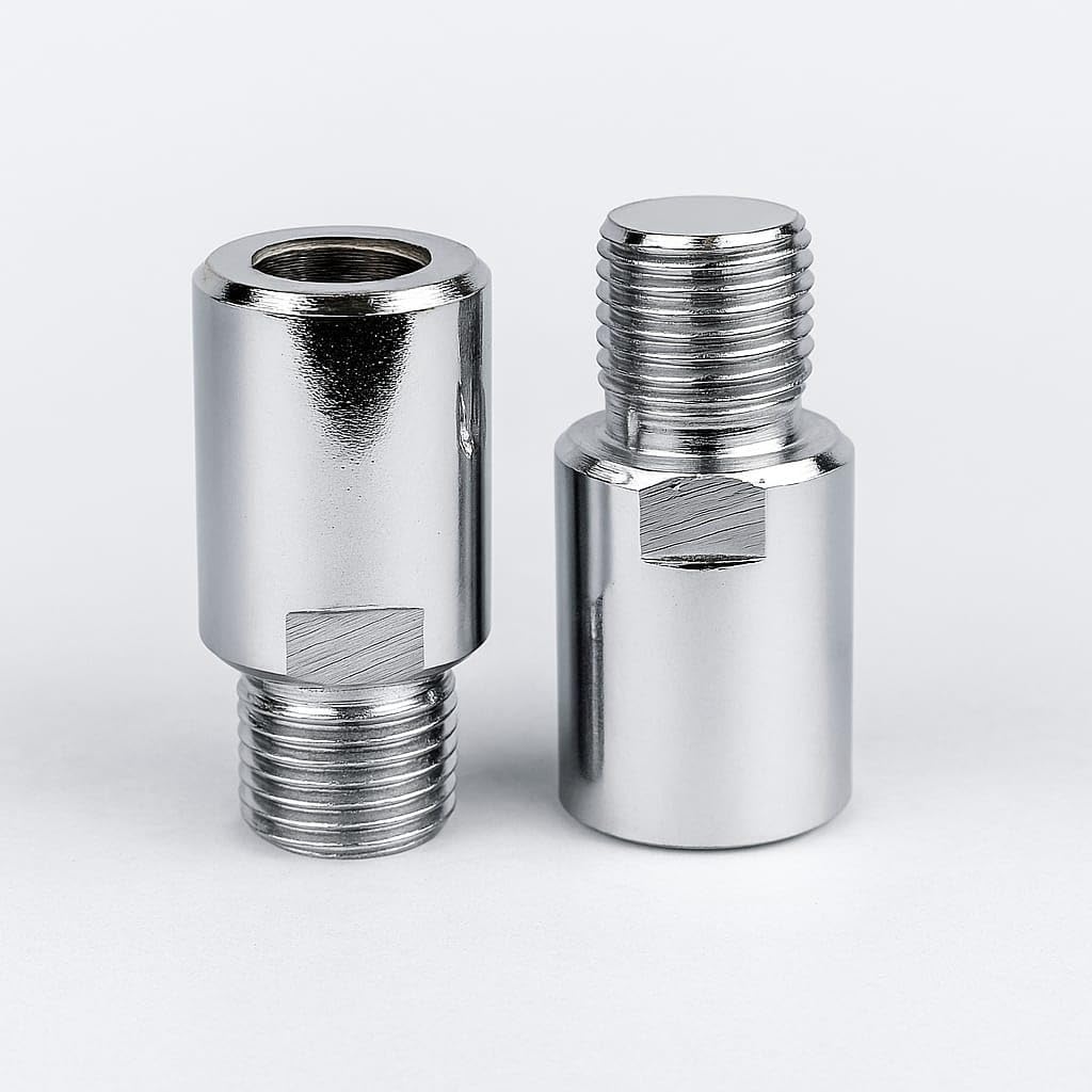 1/2 Inch 20UNF Drill Chuck Adapter for M10 Angle Grinder Shaft – Heavy Duty Metal Converter Fitting(set of 2)