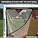 QUICKPLAY PRO Soccer Target Net | 7-Zone Shooting Trainer for Accuracy & Finishing | Attaches to Any Goal | 4 Portable Soccer Training Aid (Goal Frame Not Included)