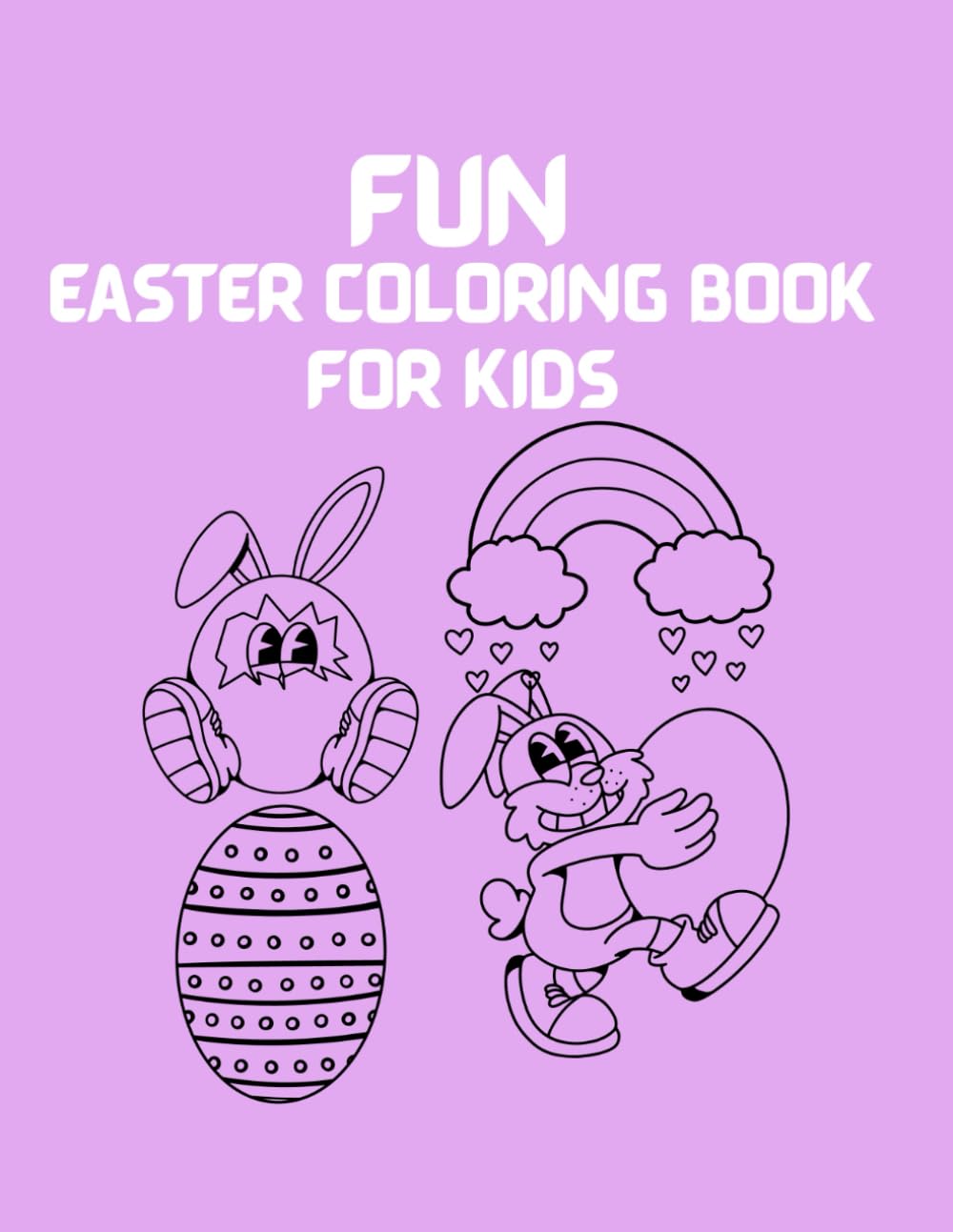 Easter Coloring Book: Easter Basket Stuffer for Kids