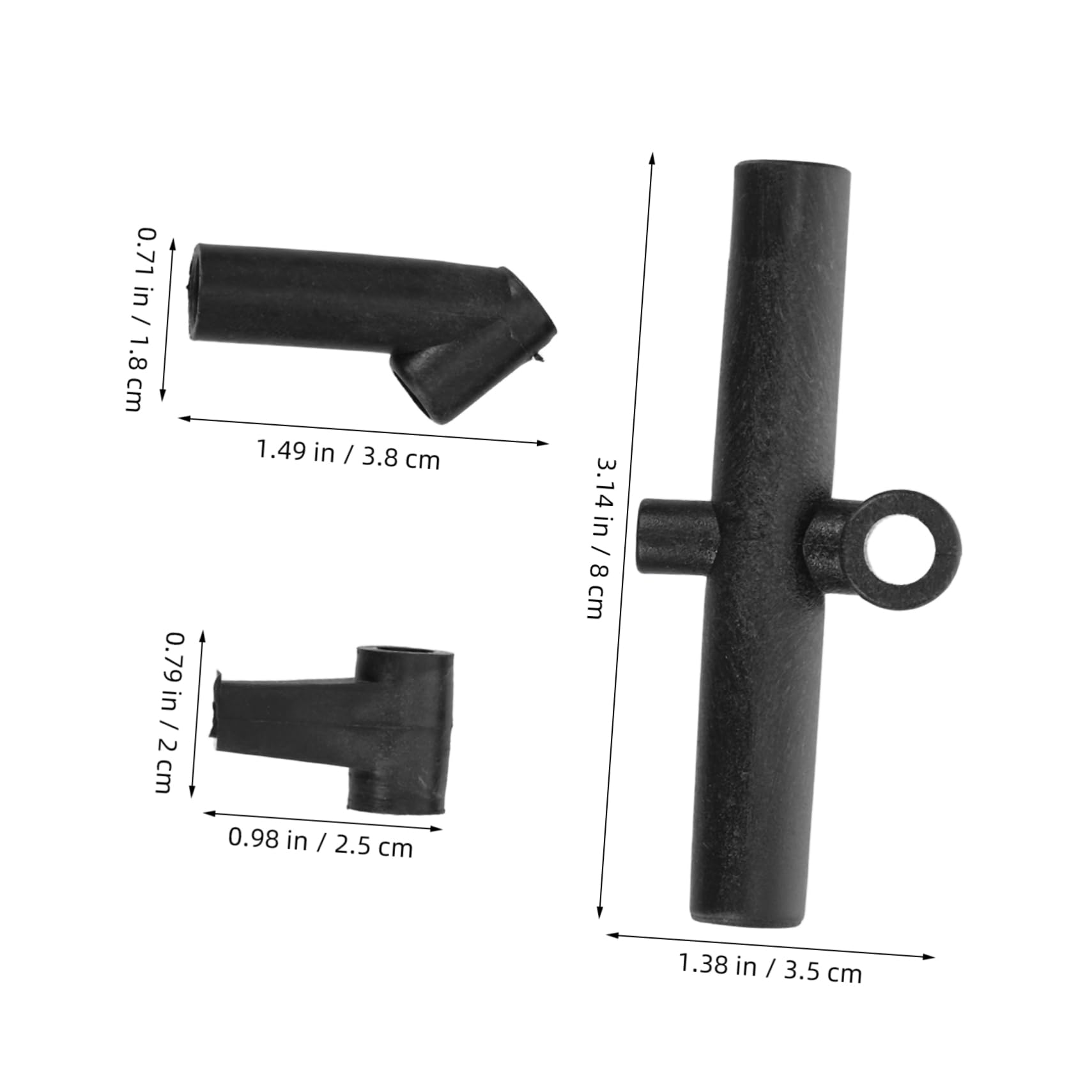 KONTONTY 12pcs DIY Kite Plastic Frame Connectors: Replacement Accessories for Sport Kites - Assortment Support Rods for Smooth Flying