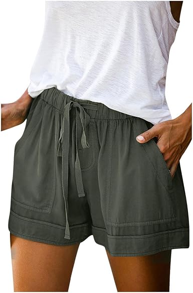 Verano Mujer Cortos Azul Cielo Pantalones Cortos Vaqueros 2021 Hebilla  Mezclilla Ropa de calle Bottoms