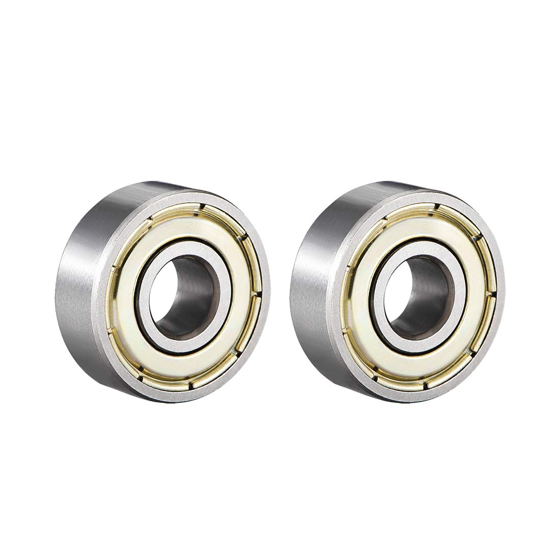 uxcell 606ZZ Deep Groove Ball Bearing Double Shield 606-2Z 80016
