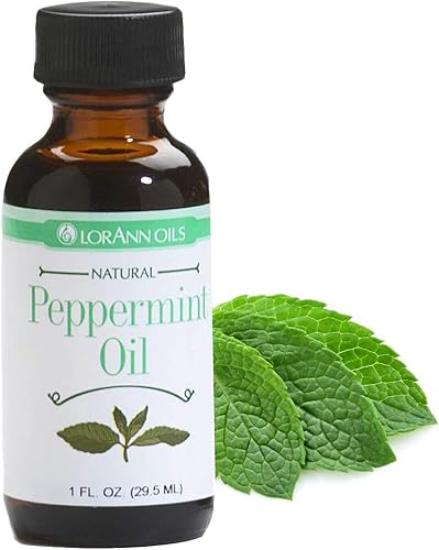 LorAnn - Aceite de menta SS sabor natural, botella de 1 onza