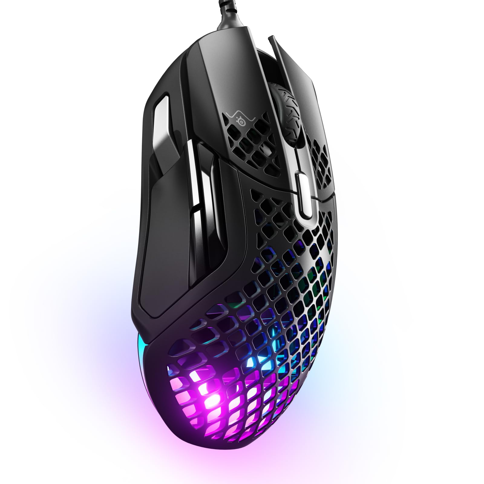 SteelSeries Aerox 5 - RGB Gaming-Mouse mit Öffnungen in der Oberfläche - Federleicht und wasserab...