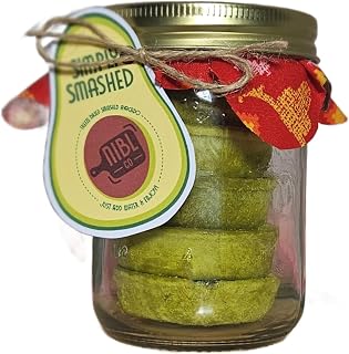 Freeze-Dried Avocados | Simply Smashed | Just Add Water Guacamole Mix | Healthy Snack | Instant Avocado Dip or Avocado Toast, Shelf Stable