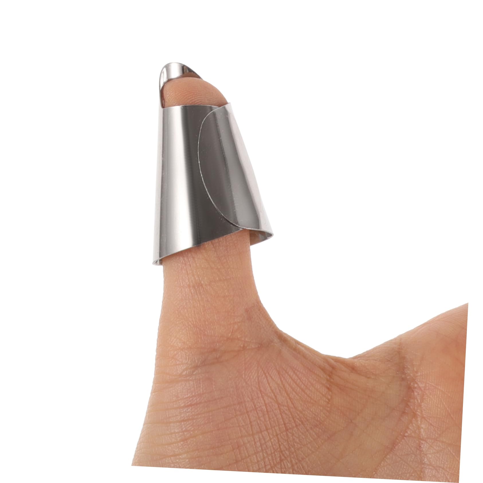 FOYTOKI 20Pcs Stainless Steel Gardening Thumb Cutter Durable Fruit and Vegetable Tool Easy to Use Thumb Protector for Efficient Harvesting and Trimming