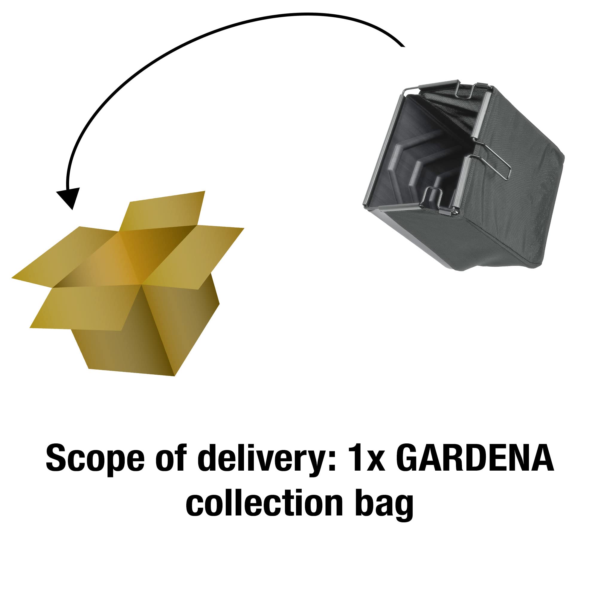 Gardena 130210 - Recogedor de hierba para cortacésped