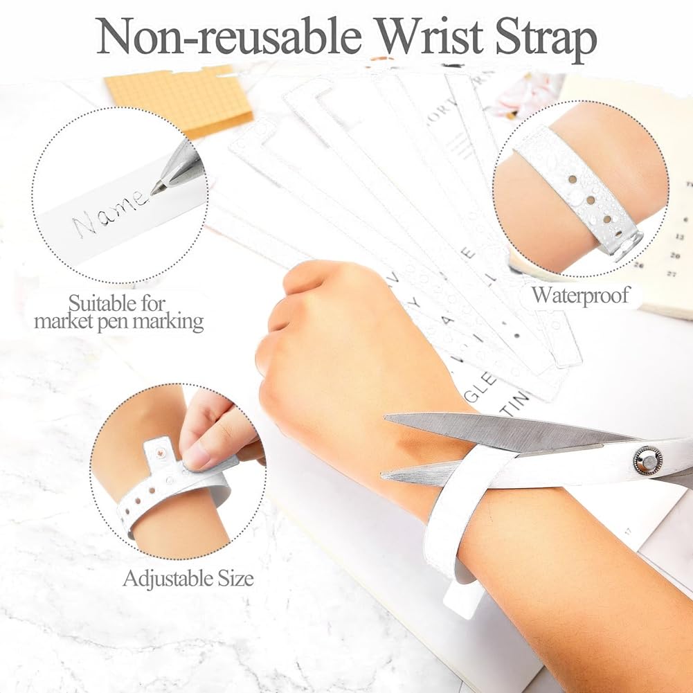 300 Stück Neon Armbänder Aus Kunststoff - Mehrfarbige Event Armbänder Für Partys & Events