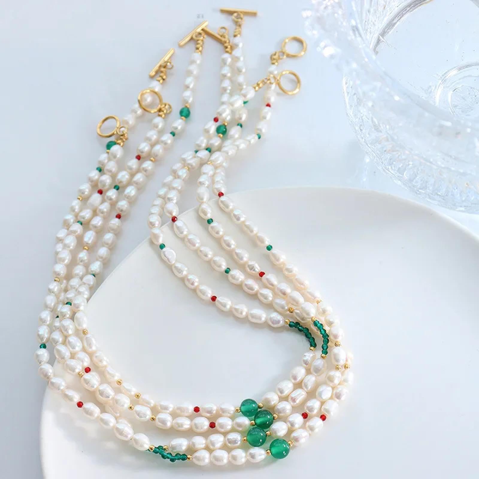 SiVaji Halskette Ketten Schmuck Herren Frauen Anhänger Necklacehalskette Frauen Anhänger Perlenkette Mädchen