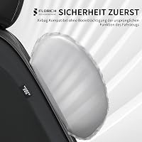 FLORICH Autó Üléshuzat Szett 5 Részes PU Bőr Vízálló Univerzális - Whole set, black 7