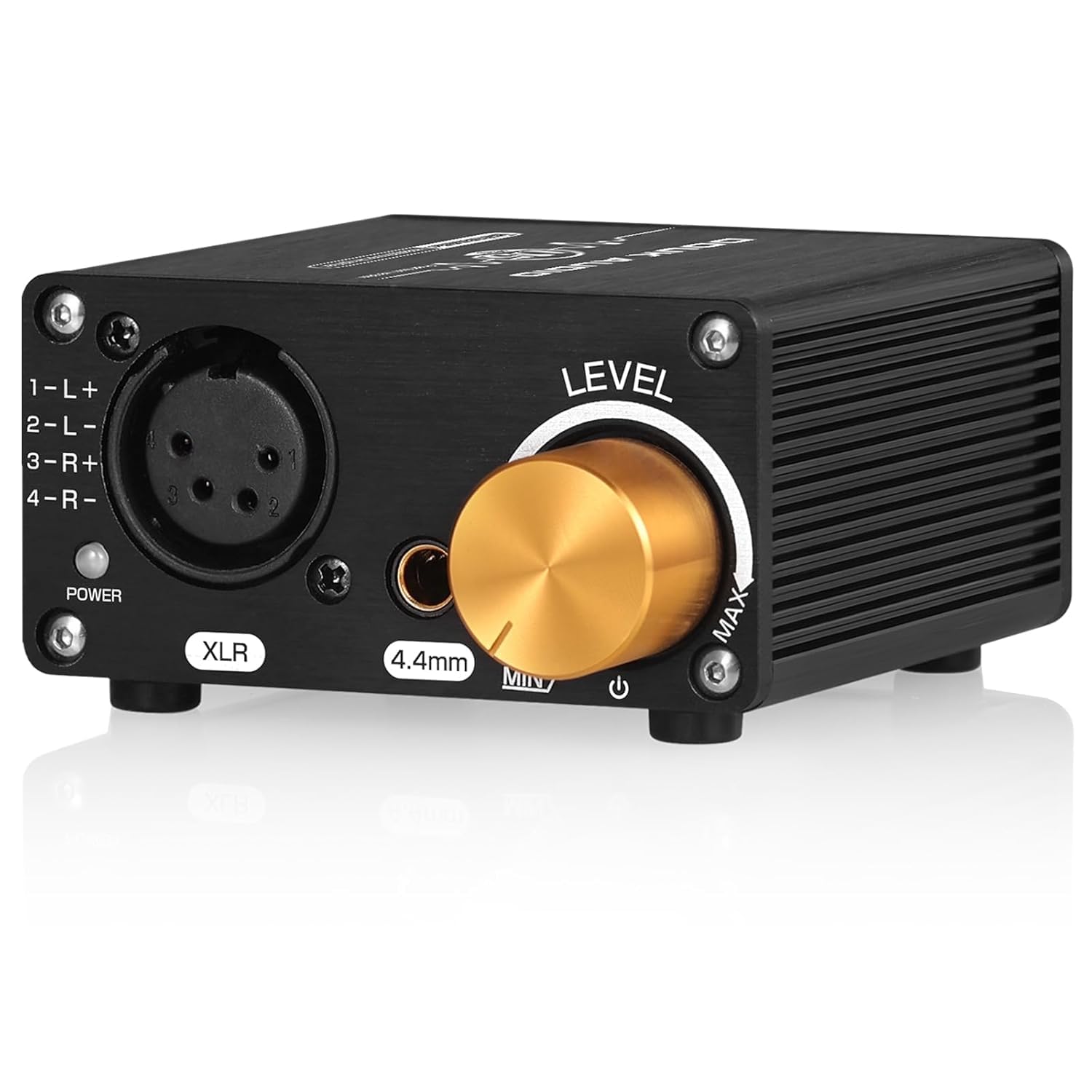 Douk Audio U5PRO - Amplificatore per cuffie HiFi con ruota di simmetria completa, mini amplificatore stereo per cuffie XLR e 4,4 mm, amplificatori operativi sostituibili, compatibilità 18-600Ω, uscita