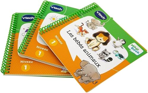 VTech MagiBook Starter Pack Livre Interactif Enfant – Version FR & Livre MagiBook Mes Premiers apprentissages Niveau Maternelle Pack de 3 Livres Livres éducatifs – Version FR - vue 3