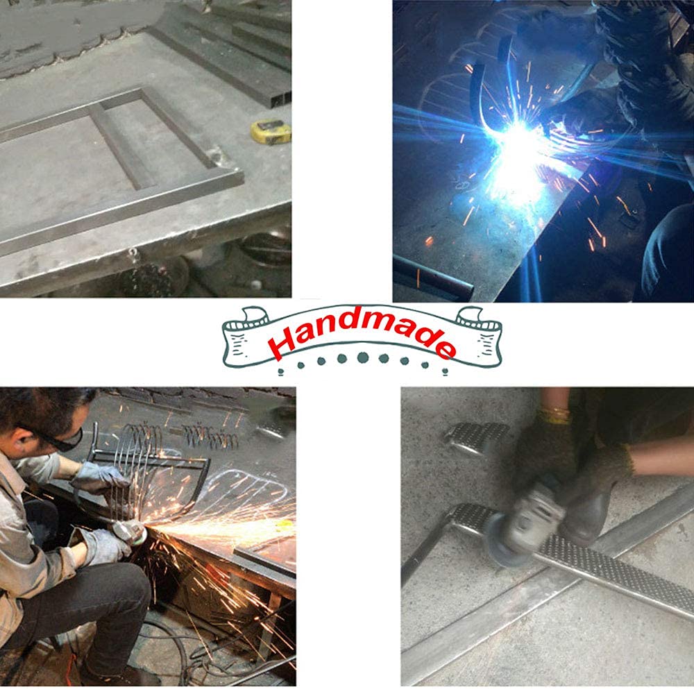 Metalowe, przemysłowe nogi do stolika kawowego do jadalni/biurka/ławki, złote/czarne, wymienne nogi DIY, wytrzymałe, szer. 20 x wys. 18 cali i szer. 20 x wys. 28 cali