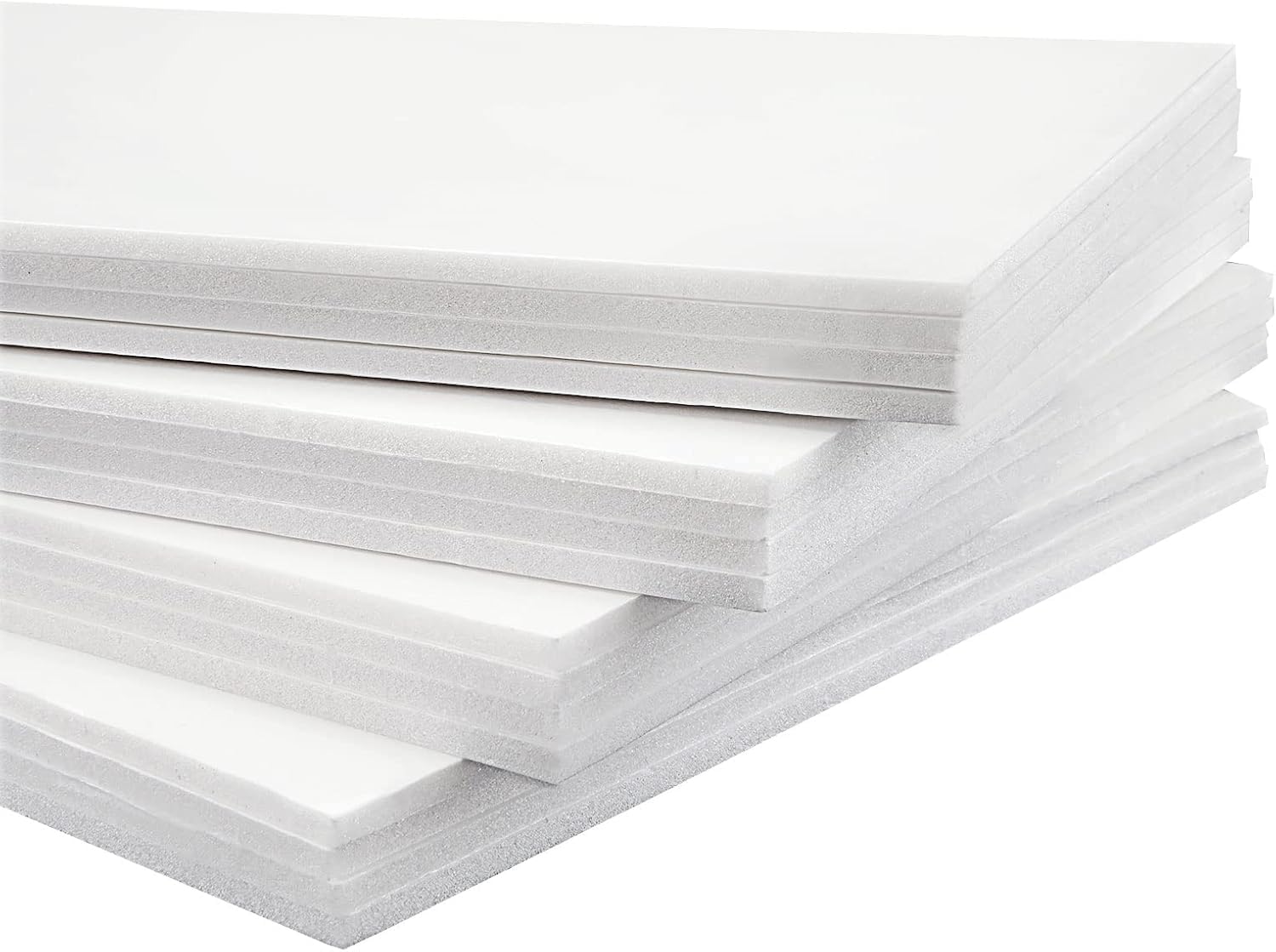 Plaque Polystyrène Blanc A3 5mm, 16pcs Carton Mousse Polystyrène Extrudé 5mm pour Publicité, Présentation, Projets Artistiques et Emballage, Carton Plume 5mm