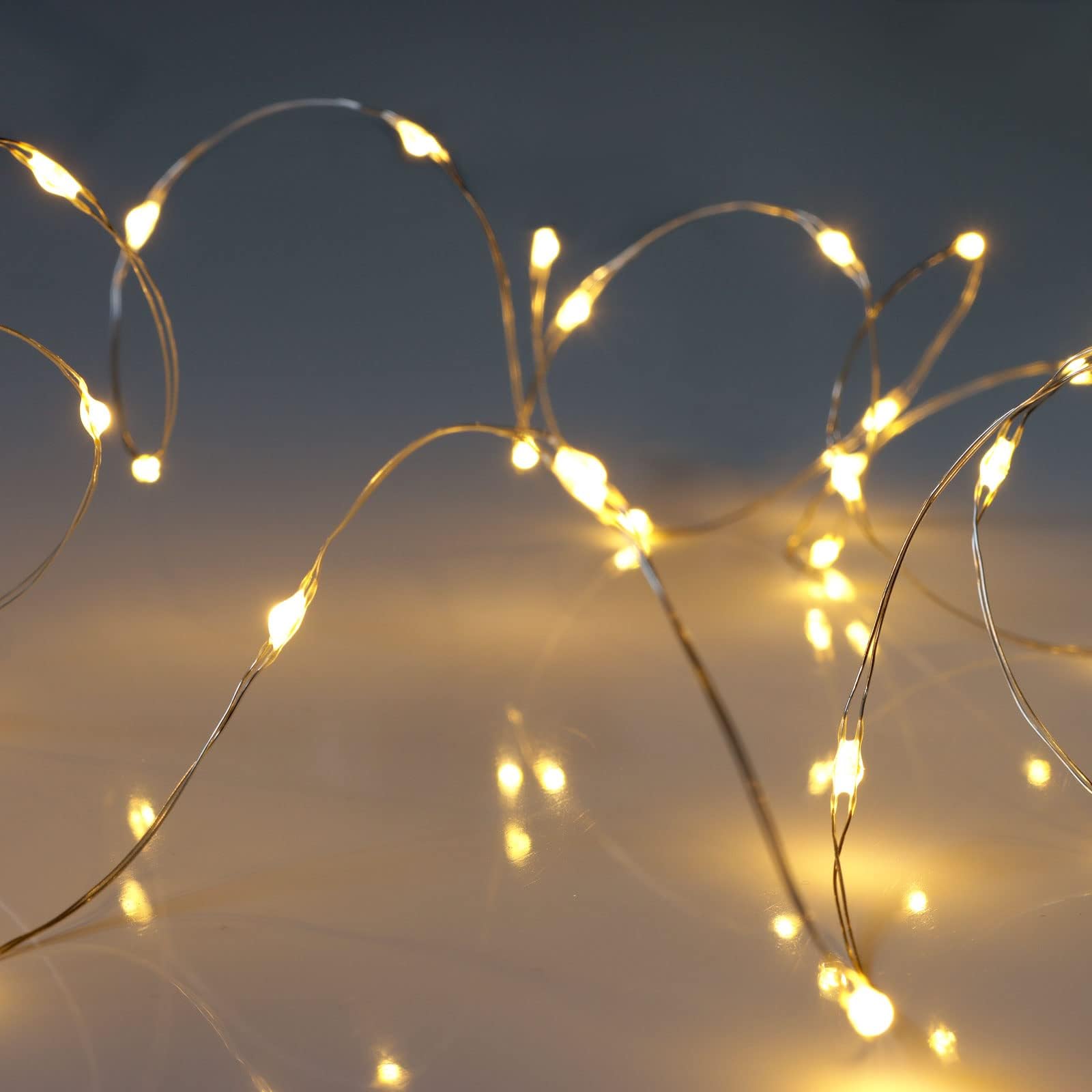 Festive Lights 2m 20 LED Battery Powered Decorative Micro Firefly Fairy