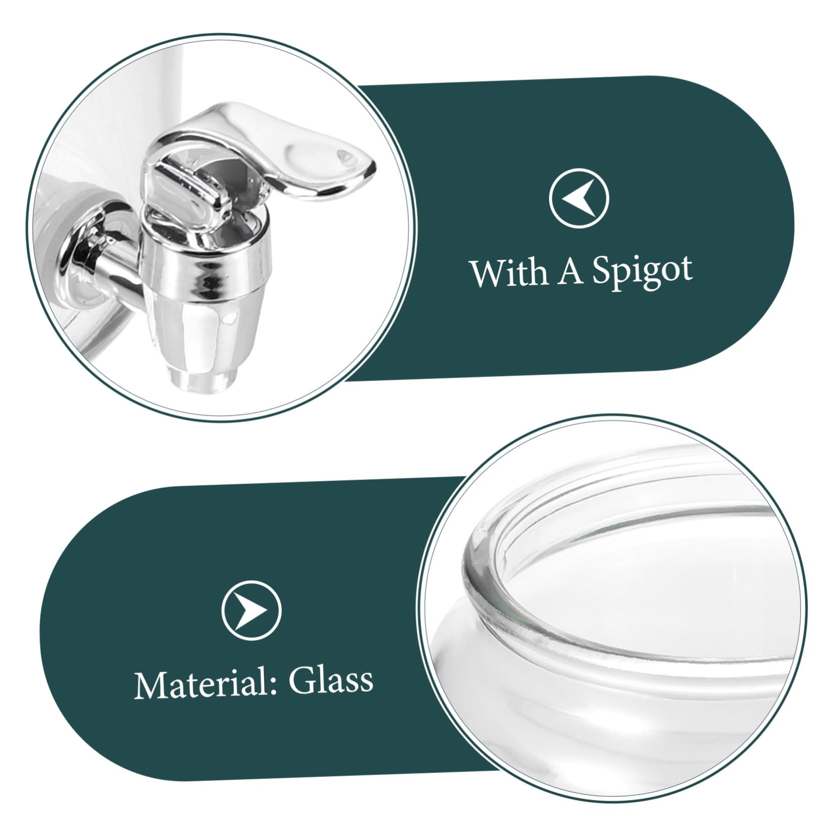 Mobestech Distributeur De Boissons Porte-verres Pour Vin De Fermentation Récipient Hermétique Pour Boissons