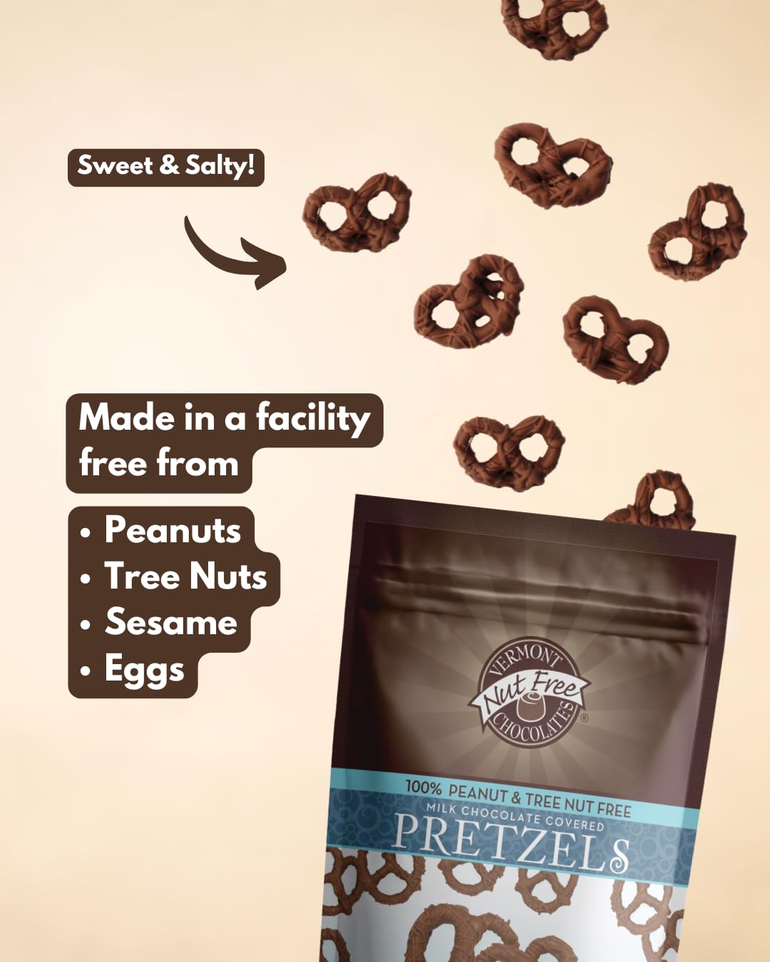 Amazon.com : Vermont Nut Free Chocolates Milk Chocolate Covered