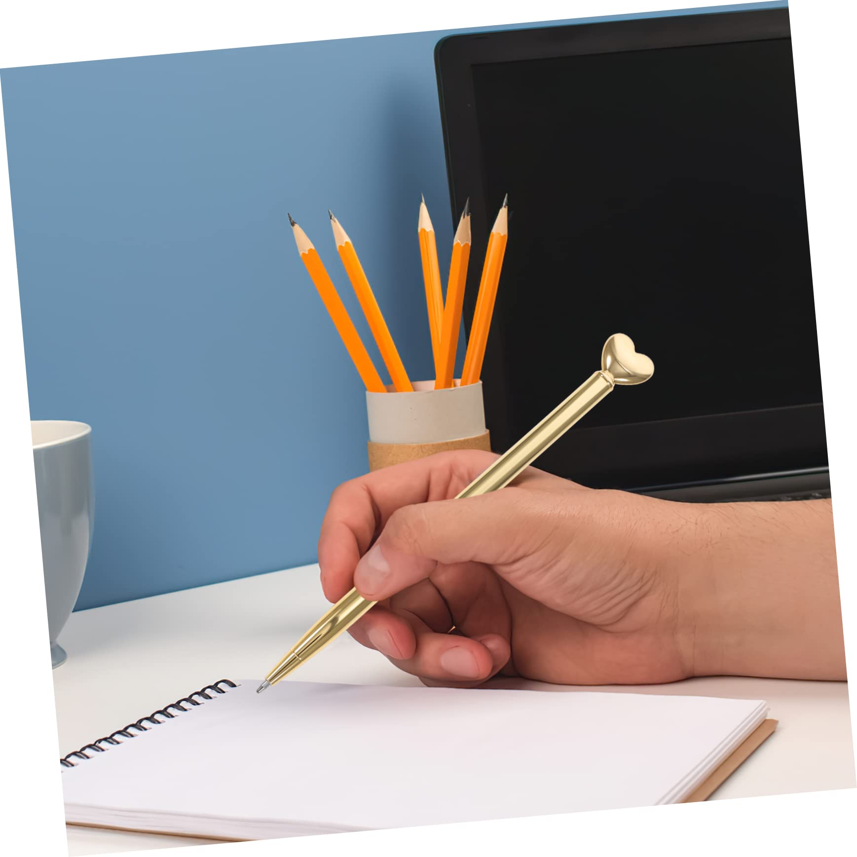 SHINEOFI 36 Pz Penna Di Metallo Penne Da Scrittura Multifunzione Penna a Sfera Per Uso Quotidiano Penne a Sfera a Inchiostro Penna Da Scrittura Per Uso Quotidiano Golden