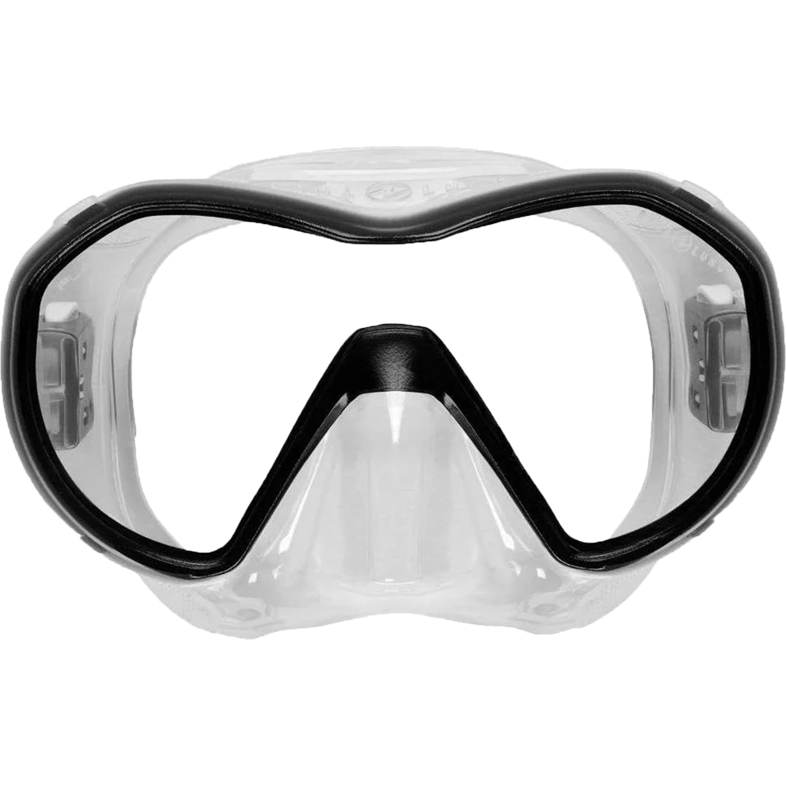 Aqualung PLAZMA - Adult Panoramic Frameless Diving Mask, Varied Lens Models, Quick Adjusting Buckles, Reusable Protective Case, Ideal for scuba diving and snorkeling