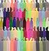 79STYLE100Pcs Elastic Hair Ties, No Crease Ouchless Ribbon Ponytail Holders, Bows Rubber Yoga Twist Hair Bands Accessories, Hand Knotted Fold Over Solid Colors (Multi-colored)
