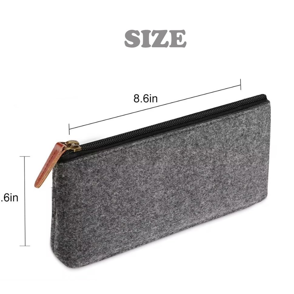 Image of LABUK Large Capacity Pencil Case Pouch, Cute Aesthetic Big Capacity Zipper Cases Pen Portable Office Stationery Makeup Bag, Desk Organizer for College Adults Women Men (PROCASE Black)