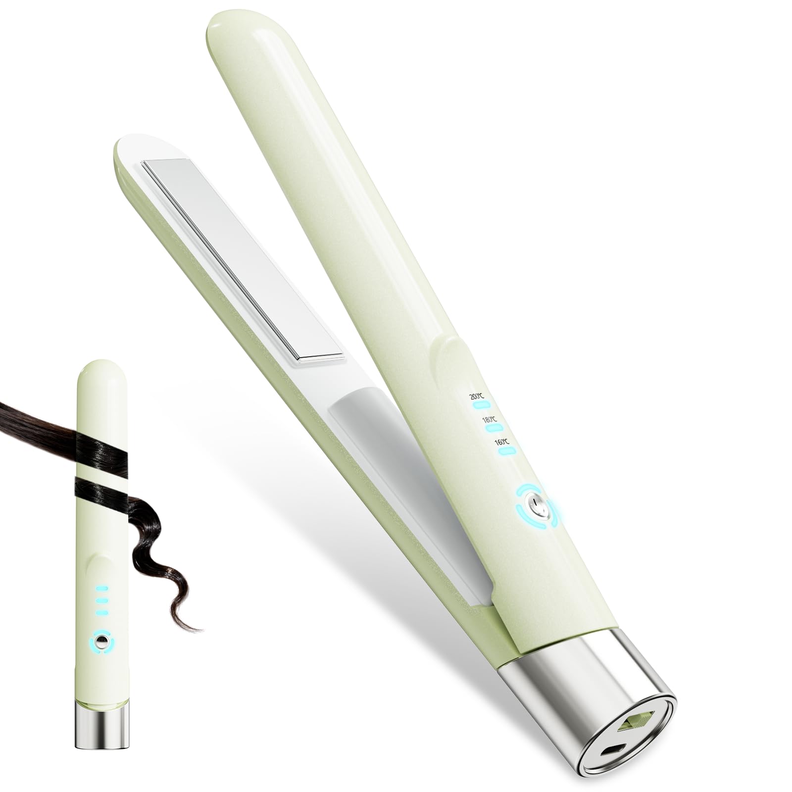 Amazon.co.jp: Zimaka ヘアアイロン コードレス 2way カール