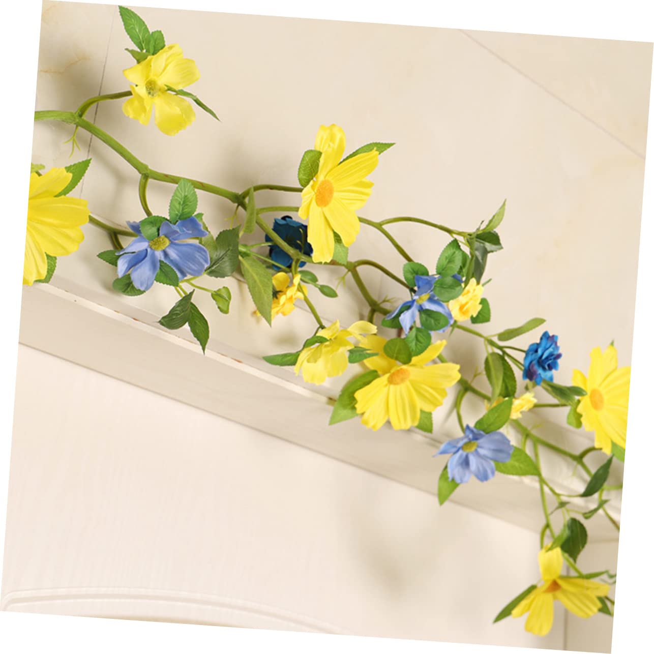 Ciieeo 3 Stück Outdoor Hängetür Blumenreben Zum Aufhängen Künstliche Blumengirlande Simulierte Hängende Blumenranke Gefälschte Bipinnatus Rebe Künstliche Ranke Hängeblumen