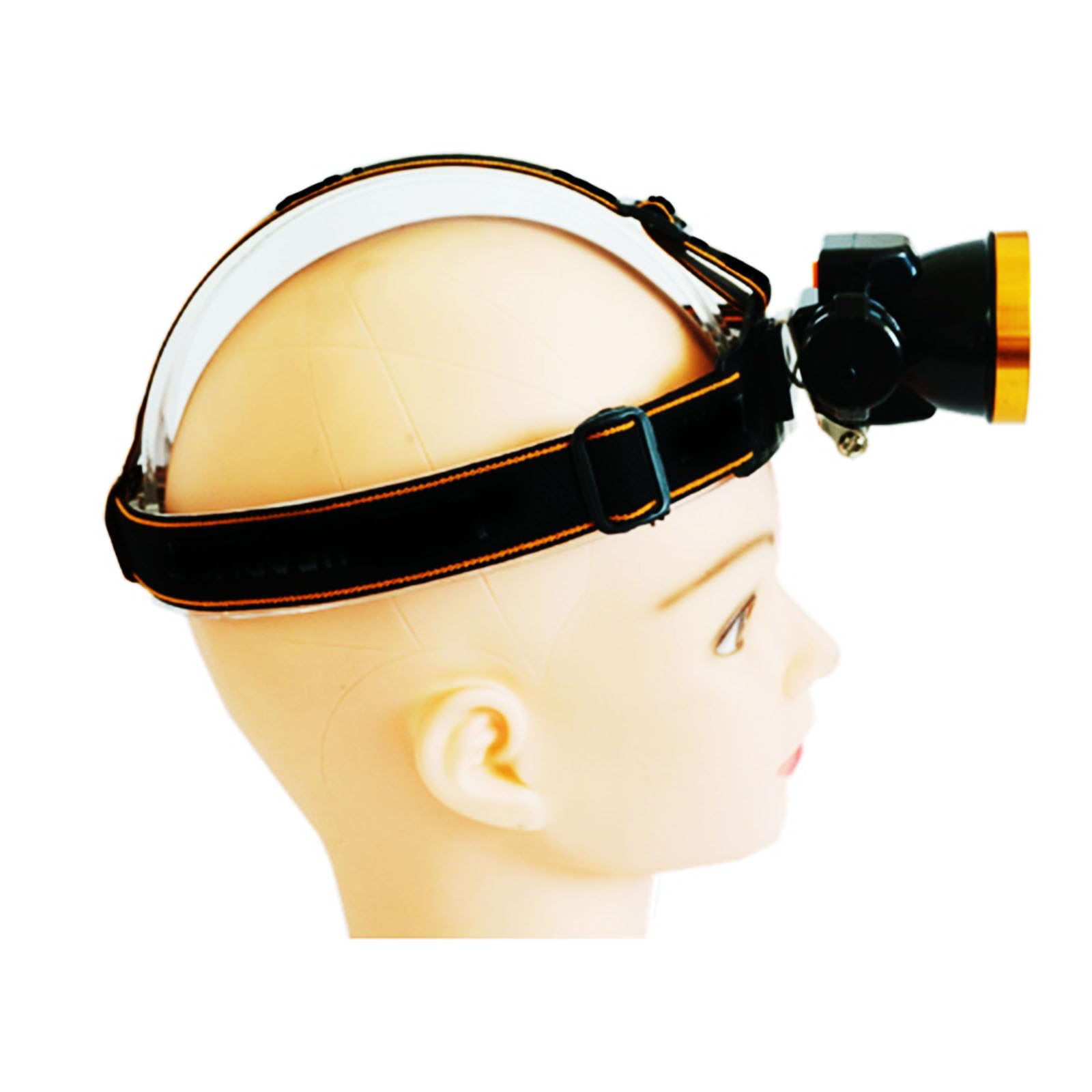 Linterna Frontal portátil a Prueba de Agua Super Brillante Luz Frontal, 2400Mah Linterna Frontal para Casco de Seguridad, Recargable Adecuado para Camping, excursiones nocturnas