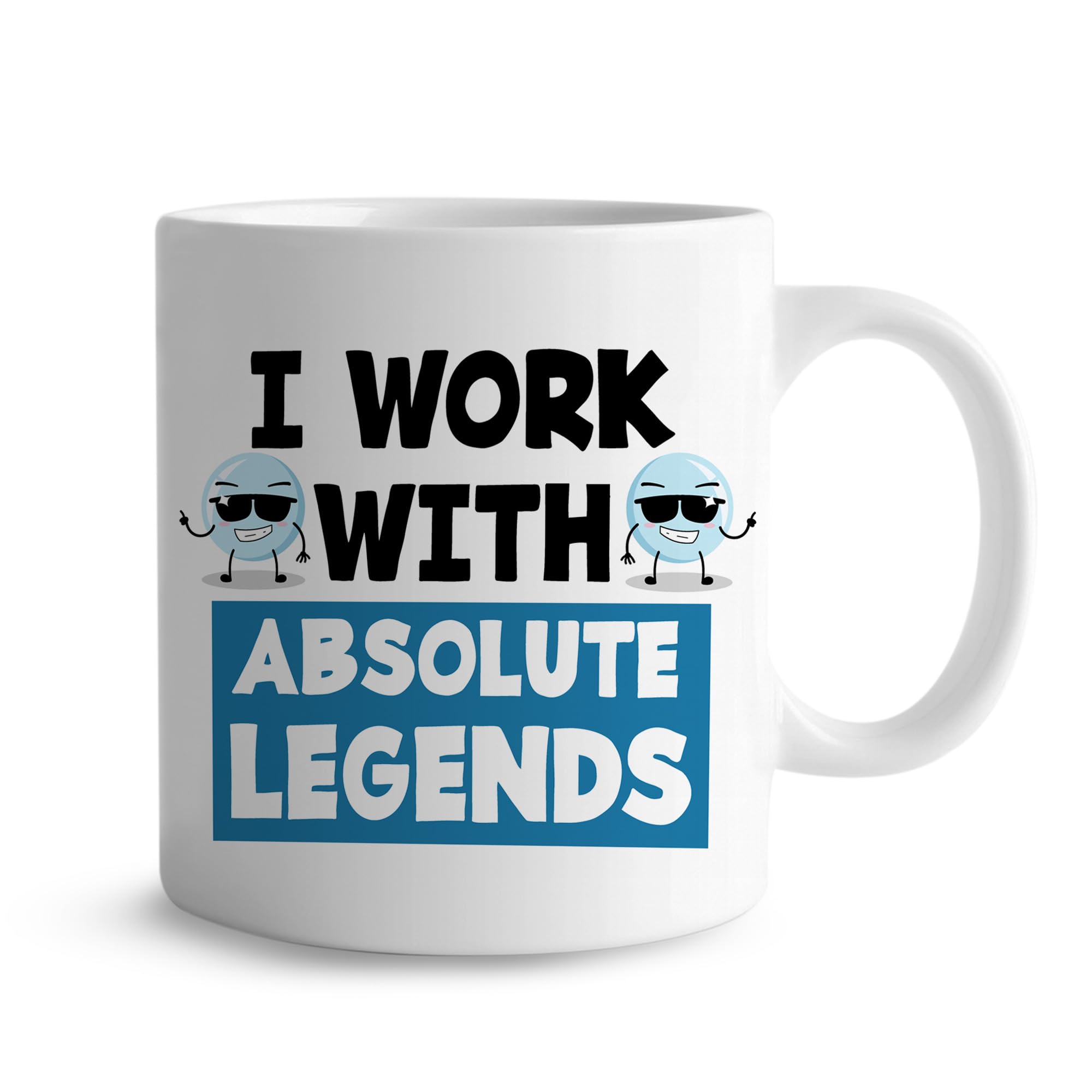 RED OCEAN Secret Santa Gifts Funny Ceramic Coffee Mug Colleague Christmas Birthday Gift for Colleagues Coworkers Novelty Mug
