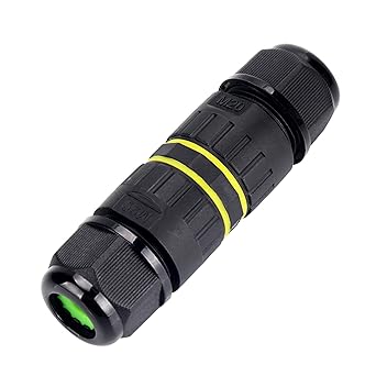 Ketsicart Yuans Outdoor Electrical Cable Connector IP68 Waterproof Junction Box External d Boxes for 3-pin Cables ?9-12mm
