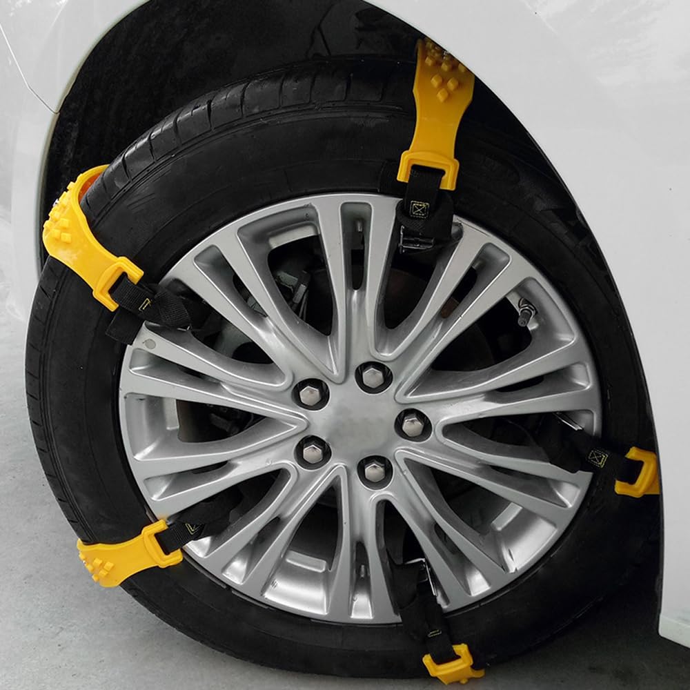 Riloer Catene antiscivolo per auto,catene da neve universali per camion, catene antiscivolo per pneumatici, catene antiscivolo, adatte per strade ghiacciate, strade innevate, strade fangose
