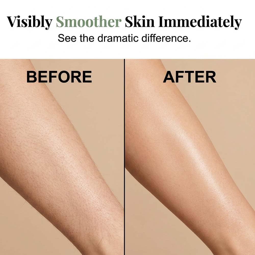 Crema depilatoria indolore all'olio di Cyperus rotundus per donne, crema depilatoria e idratante 2 in 1, efficace su braccia, gambe e ascelle