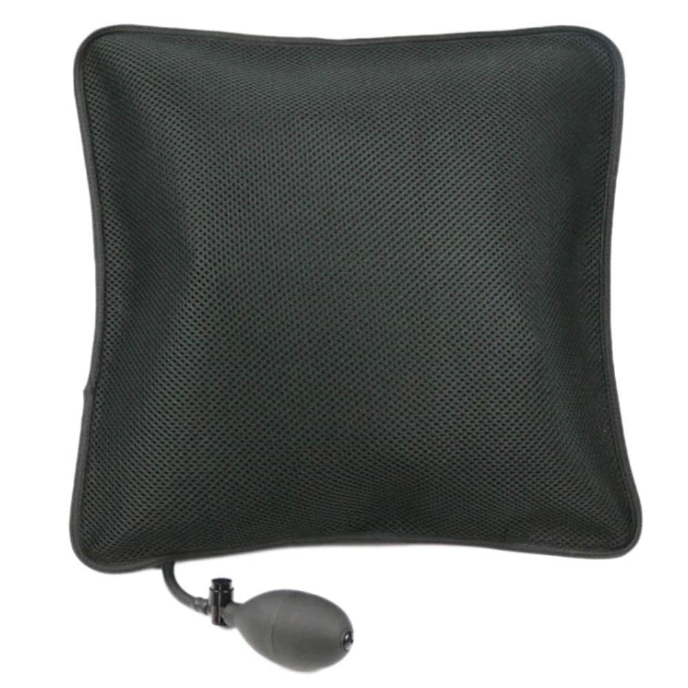 Taie d'oreiller gonflable d'air dossier de voyage portable pour le confort en voiture et train