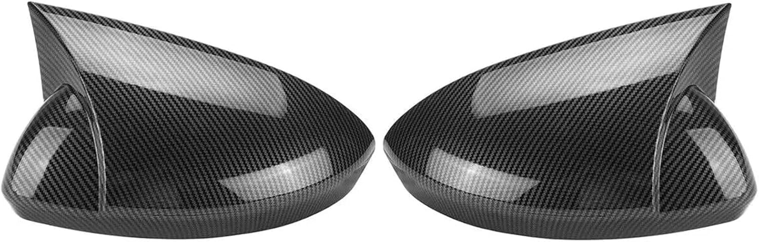 XJPGHA Wing Mirror Covers Caps for RENAULT Megane 4 MK4 2016 2017-2020, Sturdy Durable Cover Housing Door Mirror Vehicle Accessory Rearview Side Covers