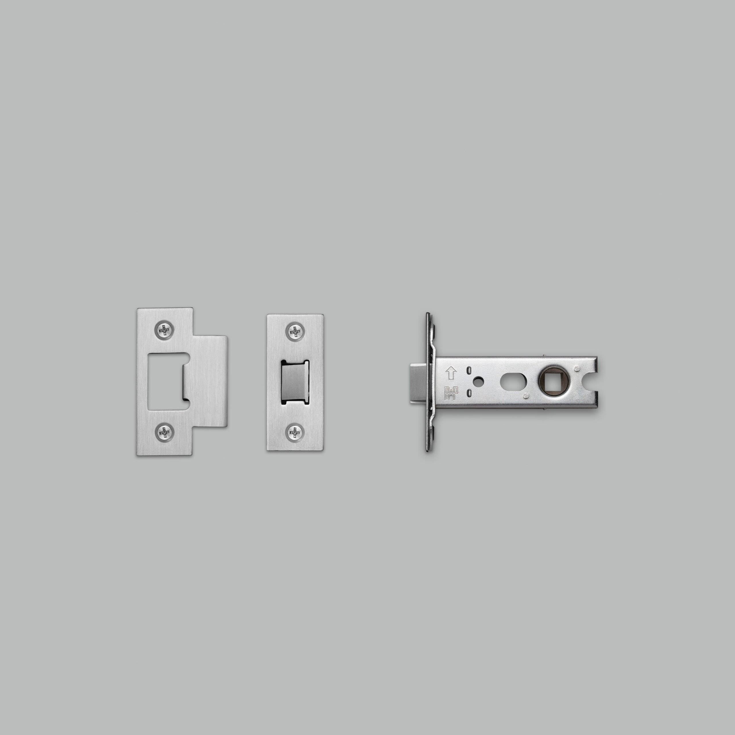 Buster + Punch Hardware Black 57Mm Tubular Door Handle Latch In Steel