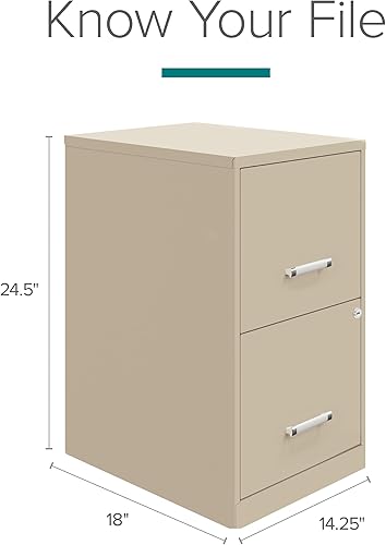 Miniatura 3 de Lorell Gabinete para archivos de 18 de profundidad con 2 cajones