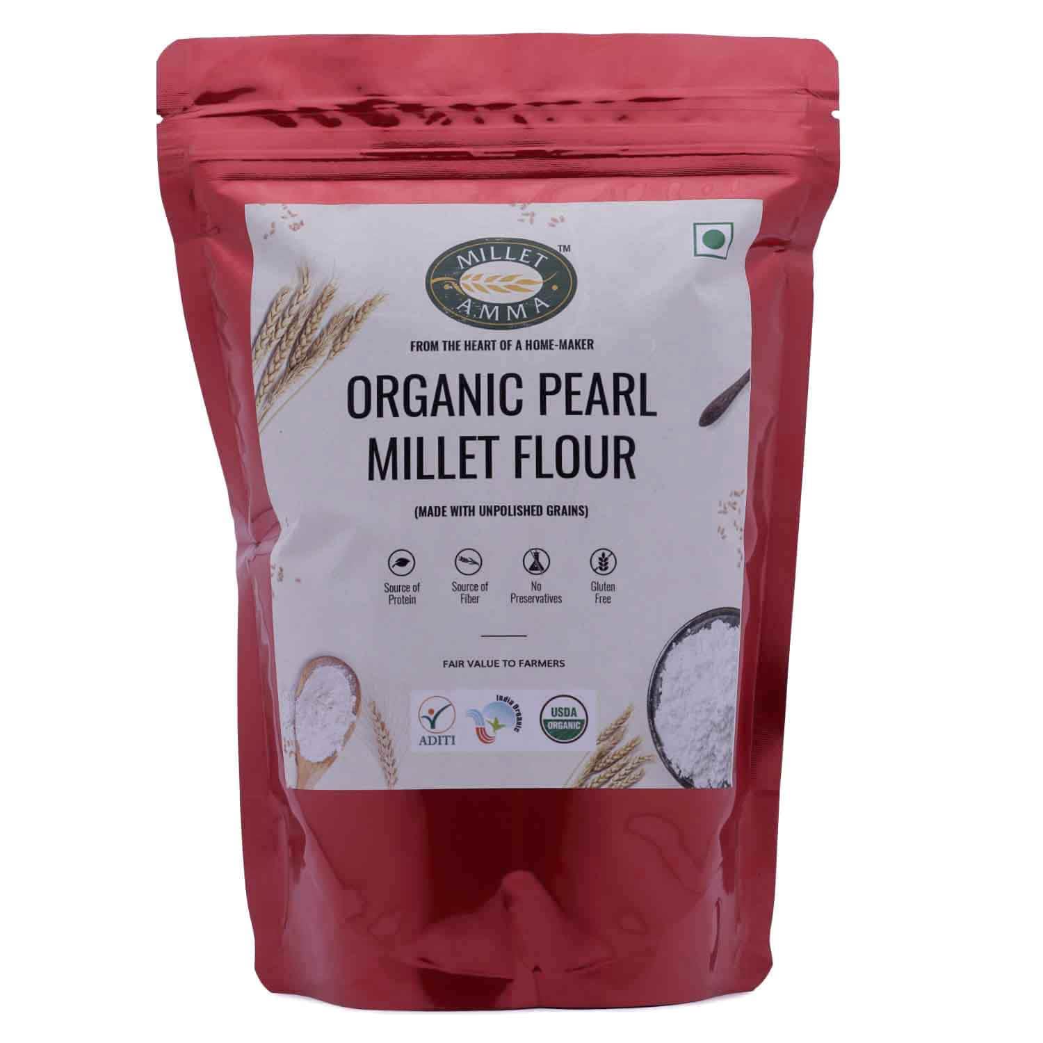 See full amazon price history chart for Millet Amma CERTIFIED ORGANIC Bajra (Pearl Millet) Flour | 2Kg (1kg x 2 Packs) | (Kambu, Sajje, Sajja, Bajri, Kambam) | Gluten Free, Rich in Protein | Suitable for Multiple Millet Recipes (Roti, Dosa) Millet Amma CERTIFIED ORGANIC Bajra (Pearl Millet) Flour | 2Kg (1kg x 2 Packs) | (Kambu, Sajje, Sajja, Bajri, Kambam) | Gluten Free, Rich in Protein | Suitable for Multiple Millet Recipes (Roti, Dosa) (B0B4JTWHVG) Amazon Price History, Amazon Price Tracker