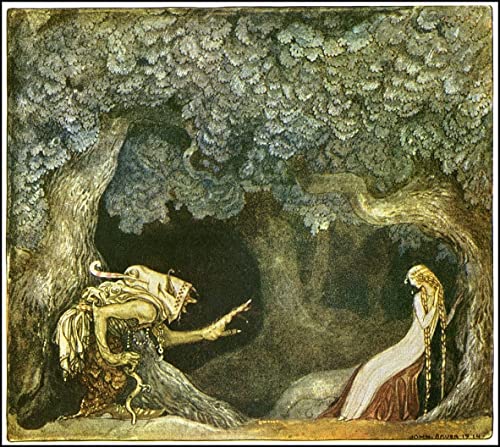 Cuadro moderno de John Bauer para salones elegantes, lienzo decorativo de pared de 60x90cm