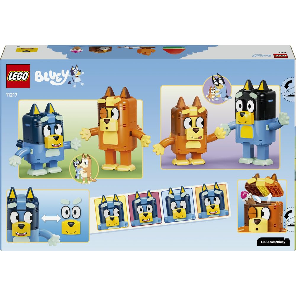 LEGO Blue Rodzina Blue z klocków 11217 | Figurki, zabawka dla 5-latka, pomysł na prezent dla dzieci, klocki dla dziewczynki i chłopca, 466 elementów