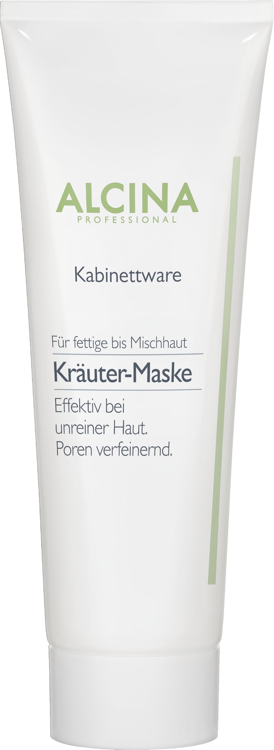 ALCINA Kräuter-Maske - 1 x 250 ml - Fettige Haut - Lässt die Poren verfeinernd erscheinen - Mildert Rötungen - Effektiv bei unreiner Haut - Mit Kaolin, Salbei und Lavendelöl