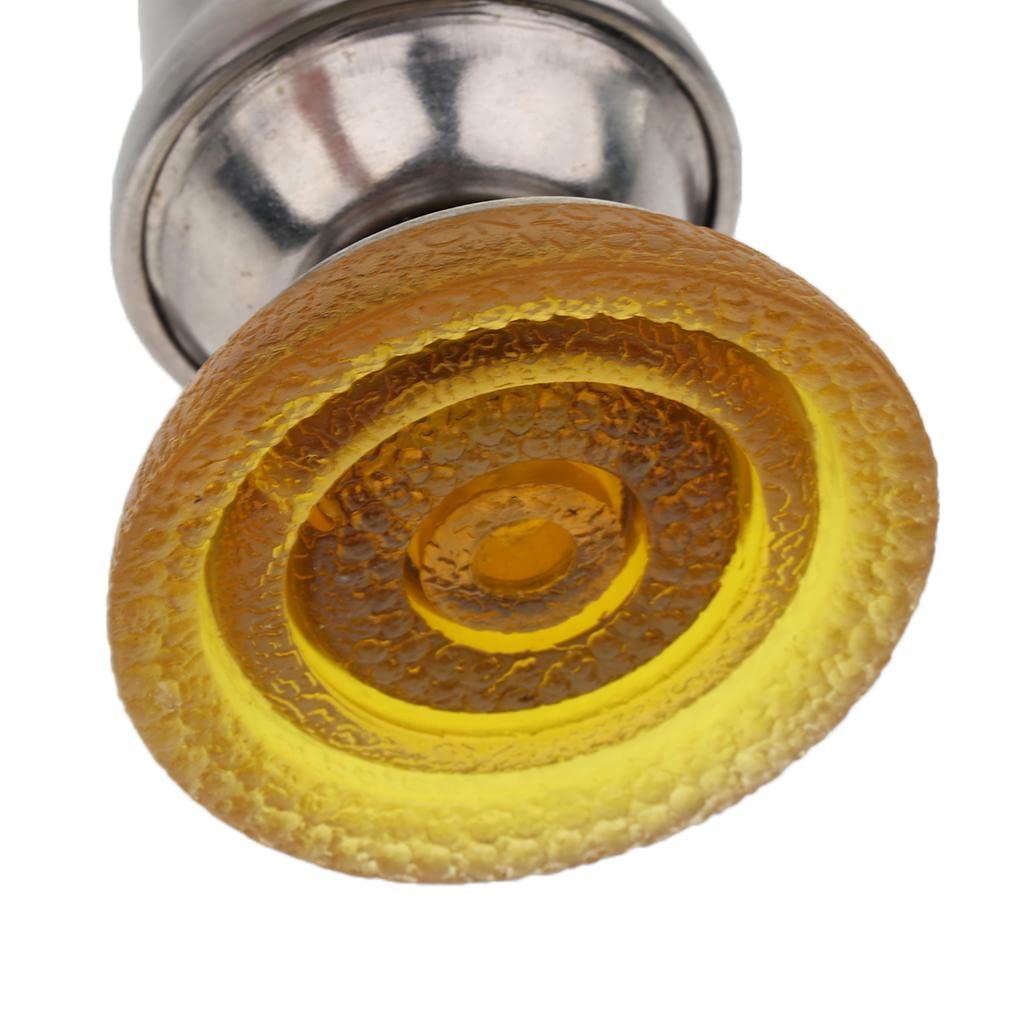 Juego de 3 almohadillas de goma antideslizantes de rotación de 360 grados para muleta de 22 mm, color negro