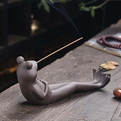 Miniatura 3 de Insence Sticks Soporte para incienso para palos con quemador de incienso de ángulo ajustable, hecho a mano, quemador de incienso para manchas,